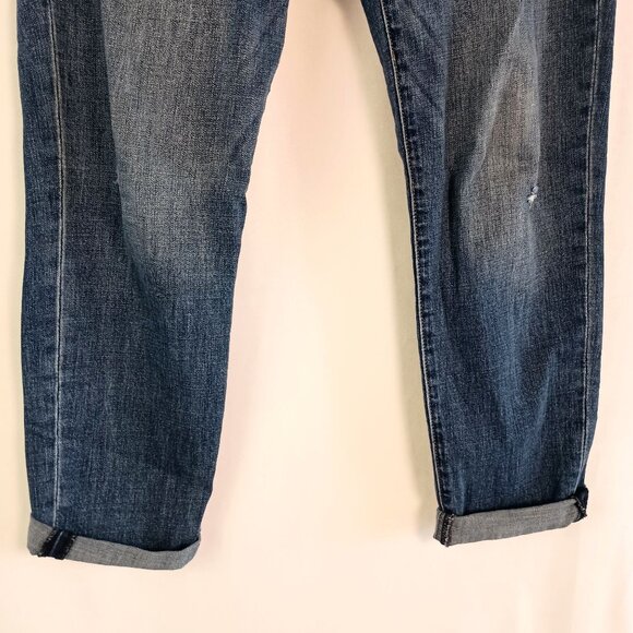 Kut from the Kloth Midrise Boyfriend Jeans Stretch Size 2 Blue Denim Womens - Picture 4 of 11